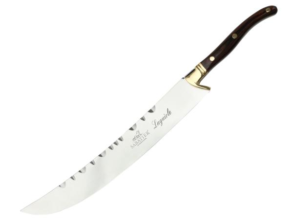 Lion Sabatier Champagnesabel 27 cm i stål/træ, Laguiole 